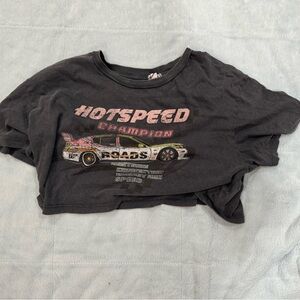 cute garage crop top. never worn before!